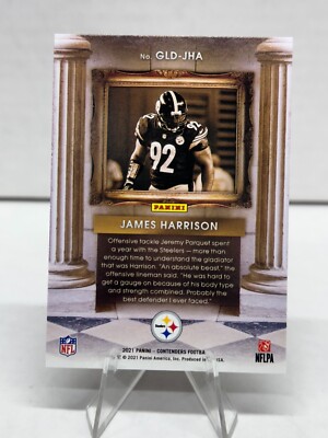2021 Panini Contenders Gladiators #GLD-JHA James Harrison