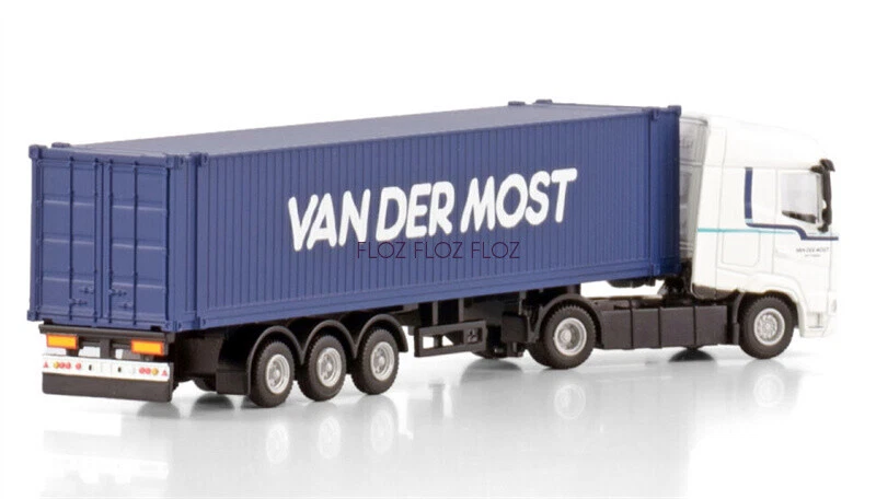 1:87 for WSI for DAF for XG 4X2 CONTAINER TRAILER 45 FT-3 AXLE for Van der Most - Image 3 of 4