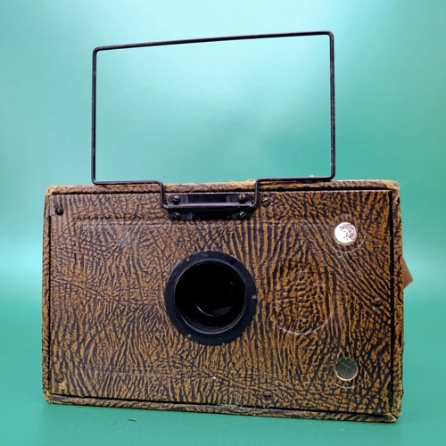 Box Ensign 2 1/2 Camera Tan Version, Damaged Film Holder, Presentable Display - Picture 5 of 12