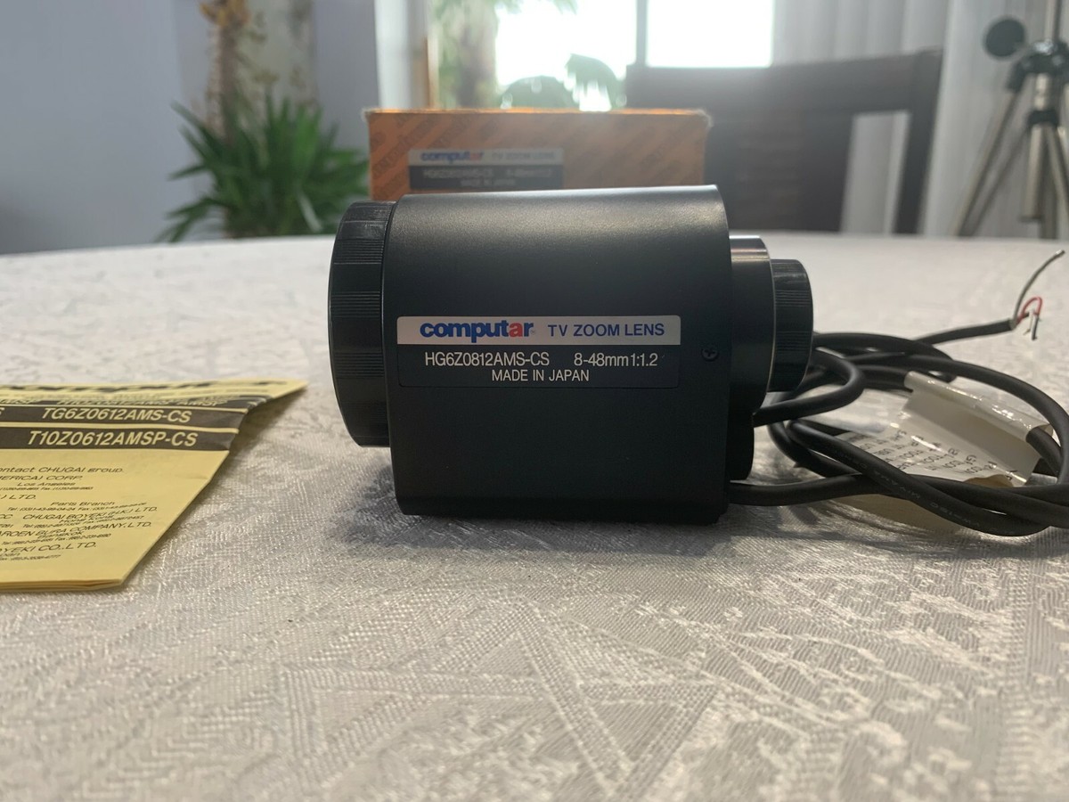 computar 8-48mm f1.2 cマウント computar 8-48mm f1.2 cマウント CITRINE F1.4/8 mm C-Mount lens |