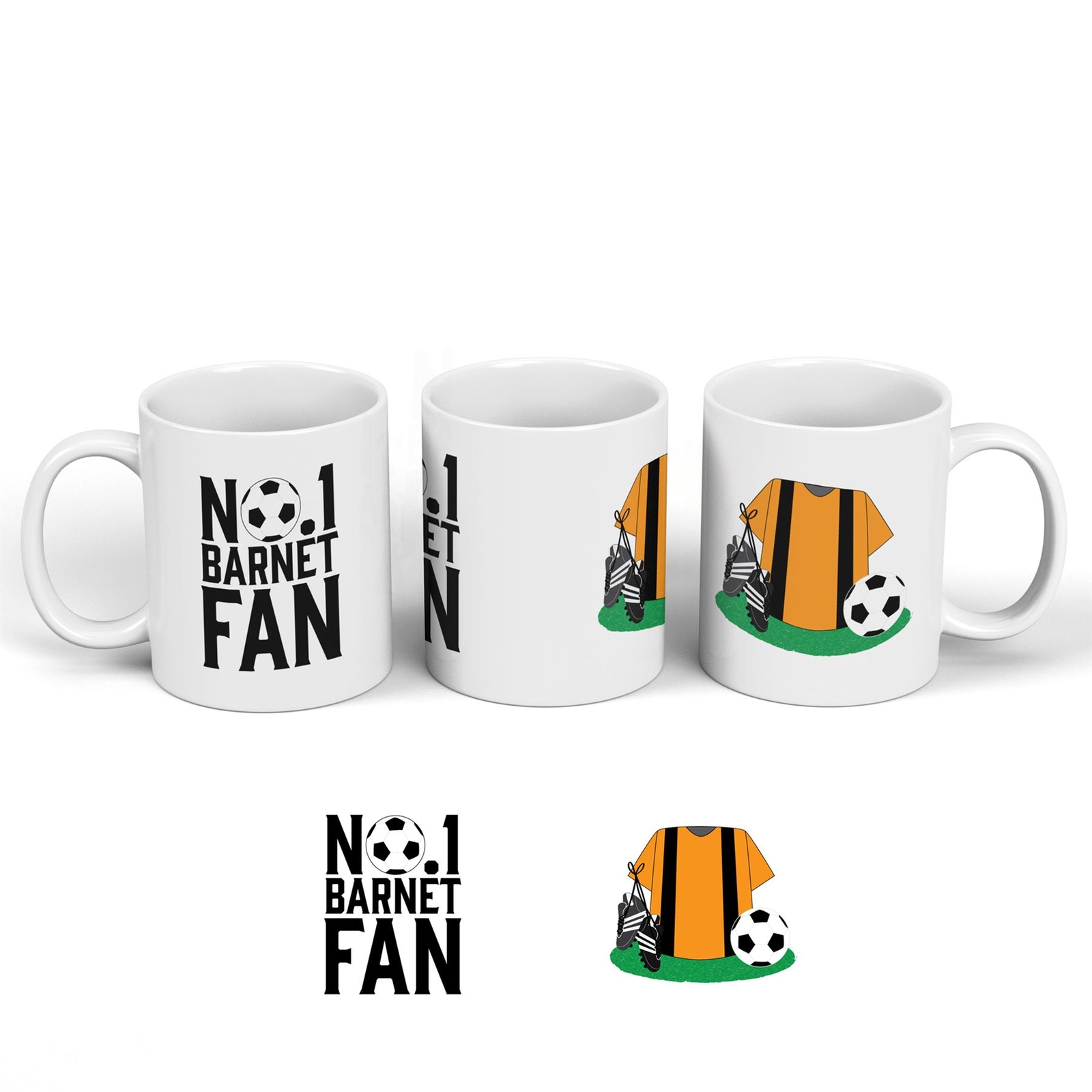 Barnet Football Team Number One Fan On Ceramic Classic Mug