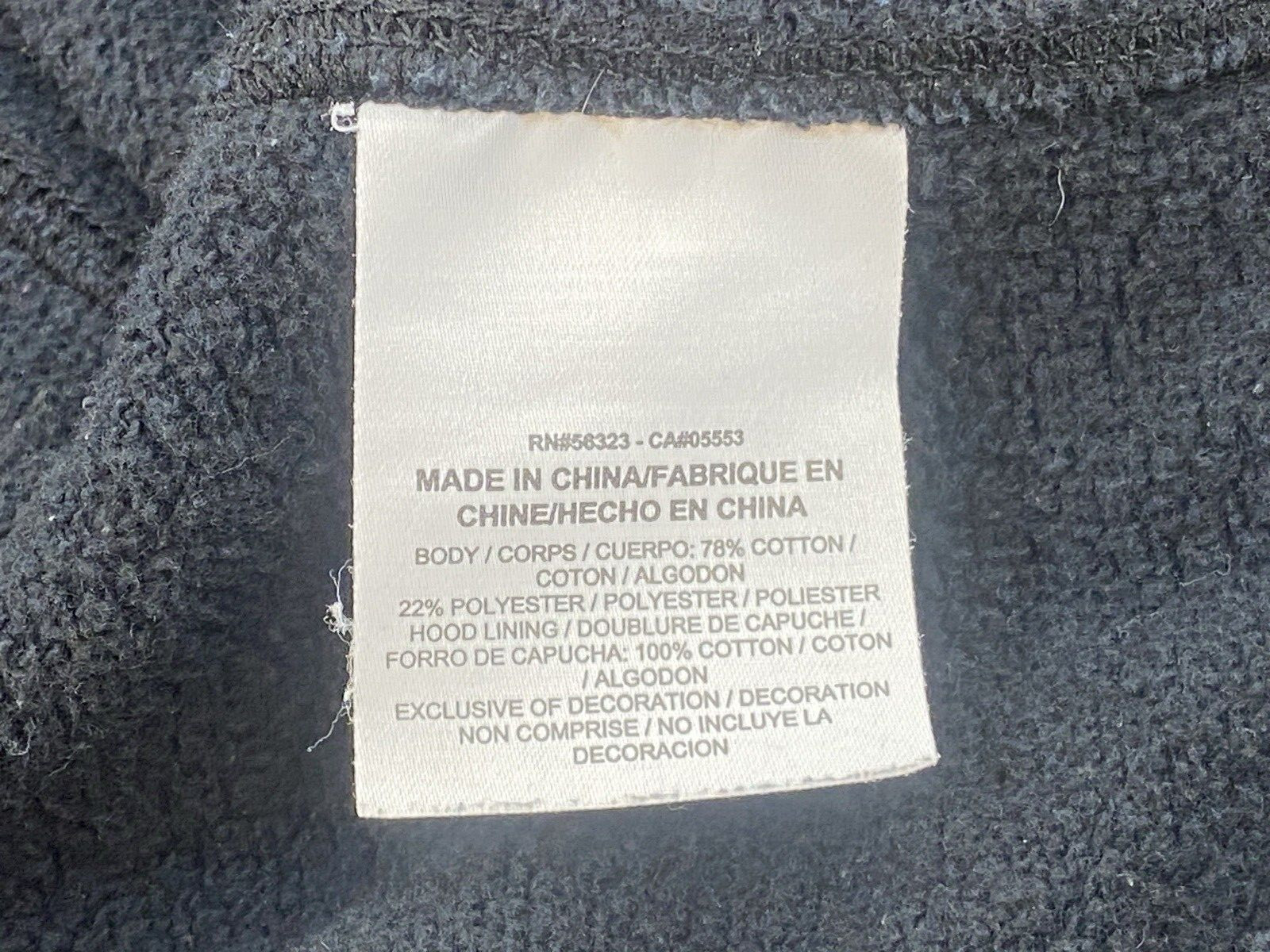 Nike Sweatshirt Hoodie Hooded Pullover Mens Large Black Nike Red 576978 thumbnail 10