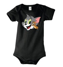 Tutina bambino Youth Designz Tom 1A stampa body frase Jerry Mouse gatto cartone animato 