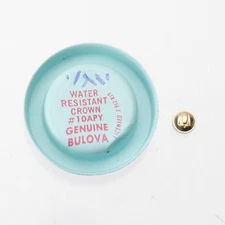 Vintage Genuine Bulova Accutron Watch Crown Part # 10APY New Old Stock (C5D21)