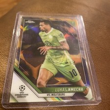 2022 Topps Chrome Lukas Nmecha Star Ball Purple Gold