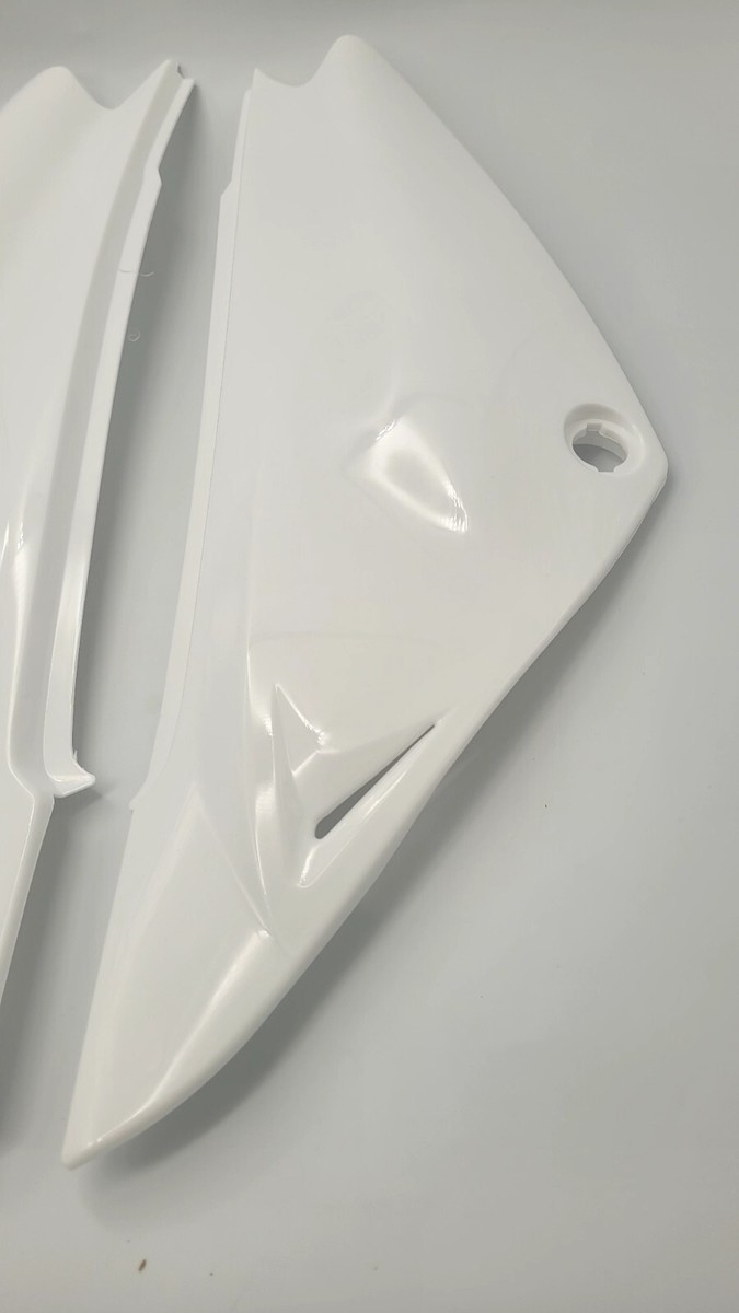 Yamaha XTZ 125 Side Caps X2 White | eBay