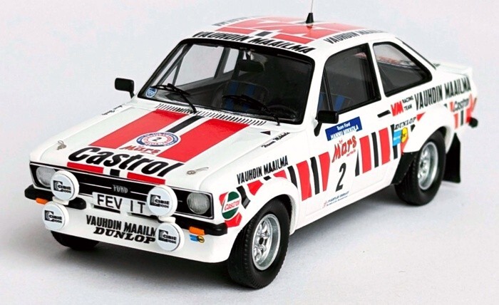 Miniature Trofeu RRfi36 Ford Escort Mk2 édition limitée haut de gamme 1/43