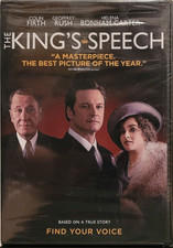 The King's Speech DVD 2010 Colin Firth, Geoffrey Rush - Brand New, Sealed 