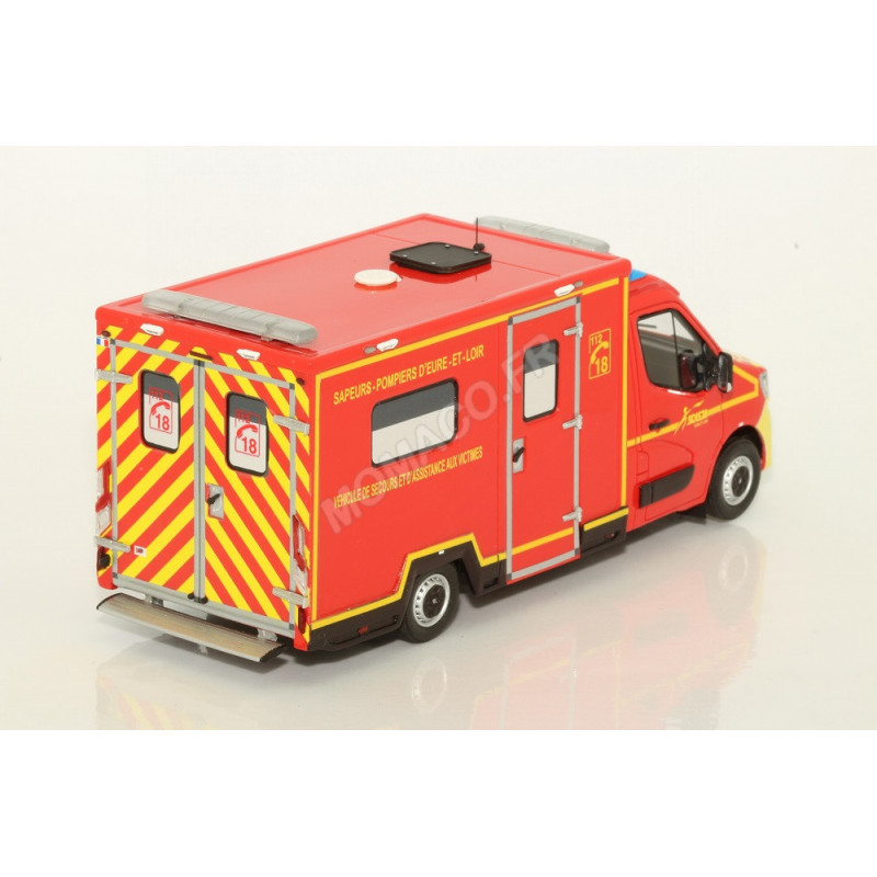 Renault Master 2019 TIB VSAV SDIS 28 (Alerte) 1/43e