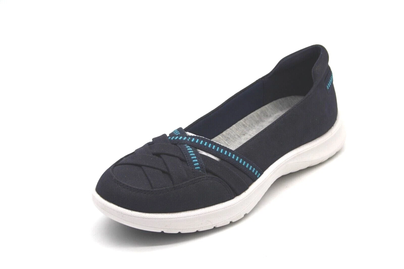 CLARKS Scarpe Cloudsteppers Donna Adella Poppy 261 59870 NAVY TAGLIA 6 5M