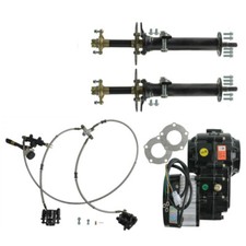 34" Differential Rear Axle kit Electric 48v 1000w Motor Brake Trike Go kart ATV