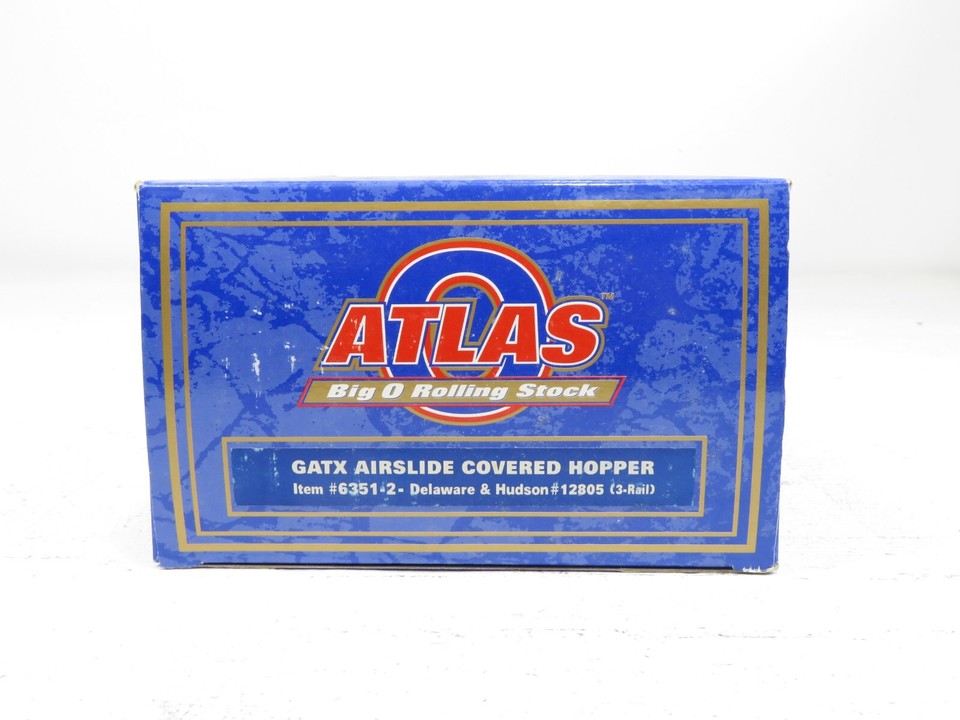 Atlas 6351-2 Delaware & Hudson GATX Airslide Covered Hopper #12805 LN ...