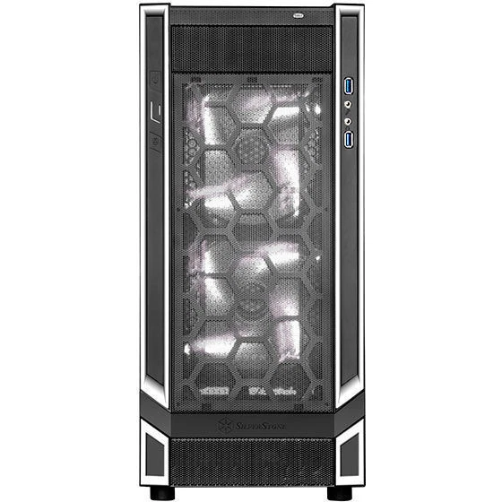 Silverstone SST-RL05BW-W (White Trim + Window) ATX/MATX Case w/ 2x140mm LED Fan - Image 2 of 3