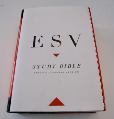 ESV Study Bible with In-Depth Notes Charts Maps Hard Cover Dust Jacket
