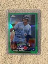 2023 Topps Chrome Update Gabriel Moreno Green Refractor /99 RC Rookie