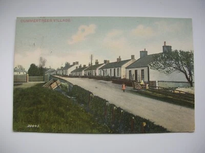 Cummertrees postcard. Near Powfoot, Annan, Dumfries, Gretna etc. (Valentine) - Image 1 of 2