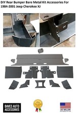 Diy Rear Bumper Bare Metal Kit Accessories For 1984-2001 Jeep Cherokee Xj