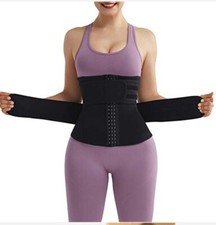 Women Sweat Waist Trainer Girdles Belly Shaper Tummy Control Belt Sports Corset