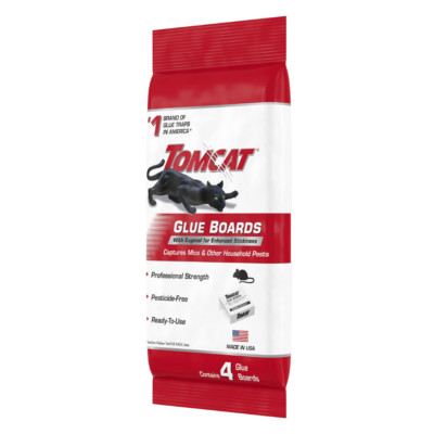 Tomcat Glue Traps for Mice & Insects, Ready-to-Use, 4-Pack