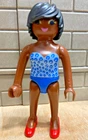 Playmobil character woman dancer beach dress film 88B for custom rare vintage