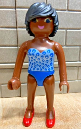 Playmobil character woman dancer beach dress film 88B for custom rare vintage