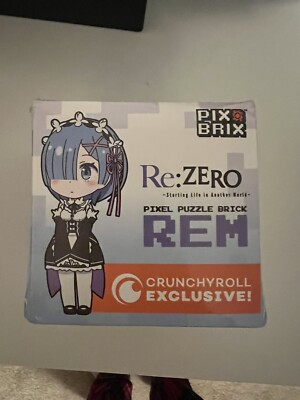 Pix Brix Re:Zero Rem Crunchy Roll Exclusive