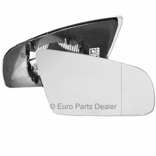 Wing door Mirror Glass Driver side for Audi A6 C6 20042008 Heated