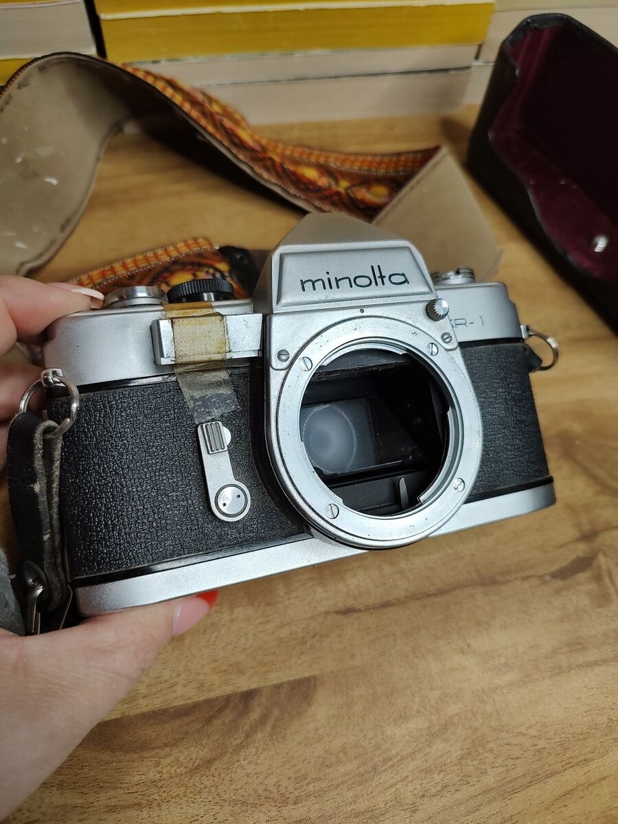 MINOLTA SR-1 SLR WITH 55MM 1:1.8 LENS CASE and STRAP | eBay MINOLTA SR-1 SLR WITH 55MM 1:1.8 LENS CASE and STRAP | eBay