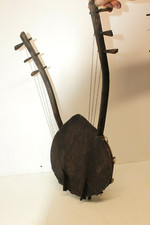 African Art Calabash Gourd Guitar Musical Instrument 23