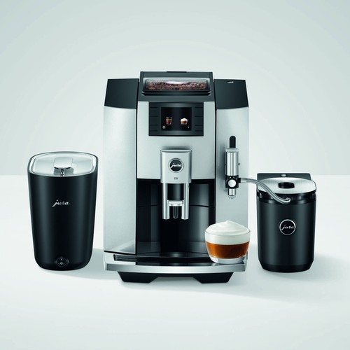 Jura E8 Moonlight Silver Kaffeevollautomat Kaffeezubereitung Espressomaschine - Bild 5 von 7