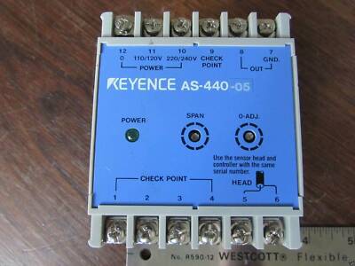 1PC Uesd KEYENCE AS-440-05 AS44005 Digital Optical Fiber Amplifier