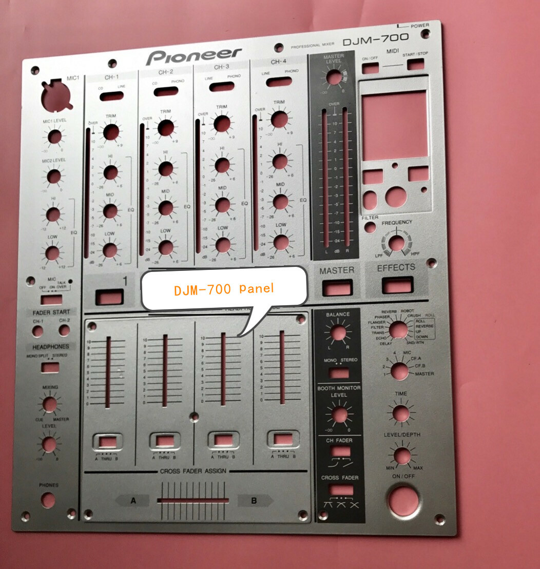 1pcs for Pioneer DJM-700 Silver Panel Dish Iron Panel | eBay