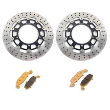 2x Disques de frein Avant Plaquettes pour Suzuki DL 650 V-Strom 2007-2012 ABS XT