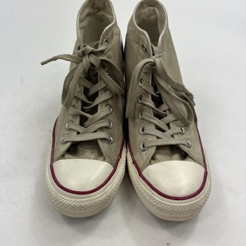 Converse Hidden Wedge Womens Sneaker Size 8 Beige Tan Canvas - Picture 2 of 13