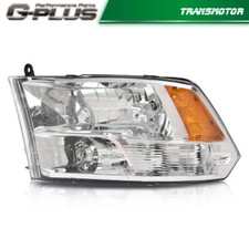 Fit For 2009-2018 Dodge Ram 1500 2500 3500 Chrome Headlights Driver Side Lamps