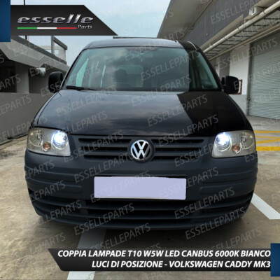 Coppia Luci Posizione 5 Led Seat Leon Mk1 T10 W5W Canbus 100% No