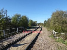 PHOTO  THE LINE TO BRETT AGGREGATE WORKS THE SINGLE-TRACK BRANCH TO CLIFFE GRAVE