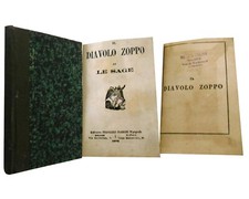 IL DIAVOLO ZOPPO di LESAGE 1876 tipografia pagnoni