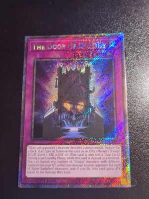 #ad The Door of Destiny Platinum Secret Rare RA04 EN240 Quarter Century... $1.75