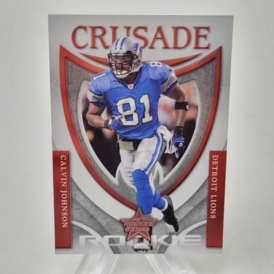 2007 Leaf Rookies and Stars Rookie Crusade Red #11 Calvin Johnson RC  /1000