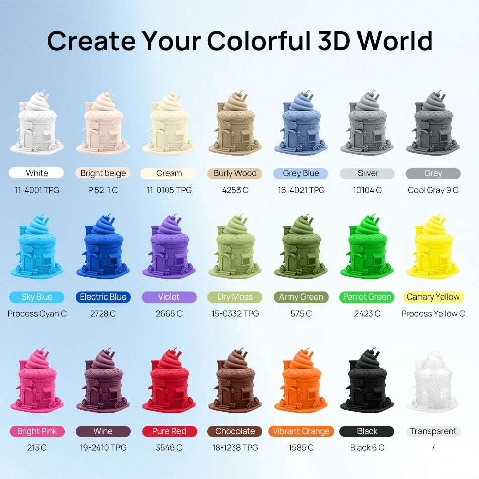 【Buy 10 Pay 6】JAYO 1.1KG 1.75MM PLA Classic ABS PETG SILK TPU 3DPrinter Filament