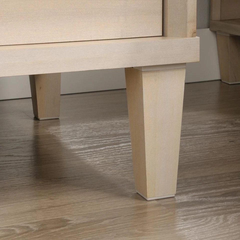 Sauder Willow Place 1 cajón mesita de noche con estante abierto de almacenamiento, arce del Pacífico Foto 2 de 4