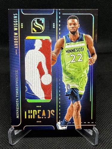 2024-25 Panini Silhouette - Logo Man Andrew Wiggins #THR-WIG Holo Silver /23