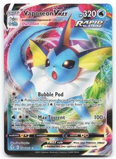 Vaporeon VMAX SWSH07: Evolving Skies 030/203 Holo Ultra Rare Pokemon NM