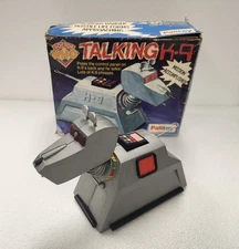 ULTRA-RARE! Doctor Who Talking K-9 Palitoy 1978 w/ Phrase Disc, Decals & Box CB1