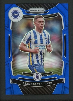 2021-22 LEANDRO TROSSARD 26/49 PANINI CHRONICLES PRIZM PREMIER LEAGUE BLUE