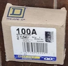 Square D QO 100A Circuit Breaker 2 Pole - Model #QO2100CP