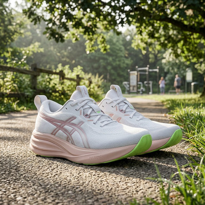 Asics Gel-Pulse 17 White & Pink Shoes Women Running Workout Gym New