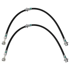 TRQ BLA63696 Brake Hydraulic Hose Kit For Nissan Pathfinder 96-04 Front