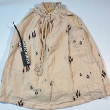 Omami Mini Sleeveless Gauze Dress In Sand Style Om727